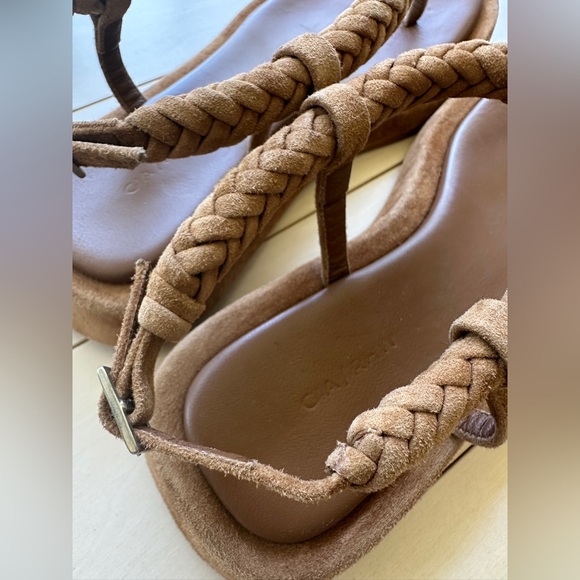 GIA/RHW Braided Suede 
Thong Slingback Sandals - Picture 15 of 15